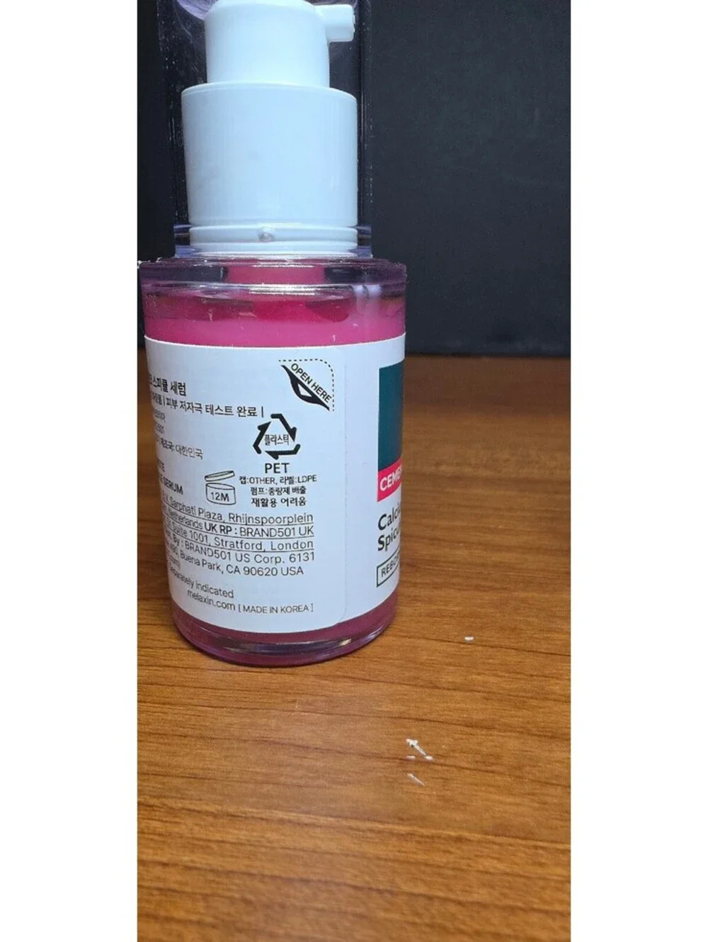 Dr. Melaxin Calcium: pink spicule & picotonic  serum bundle 1 fl oz